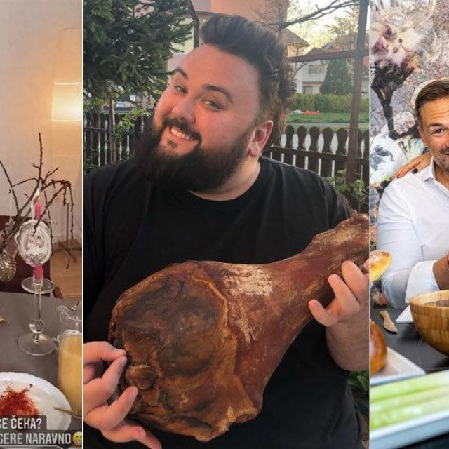 Bojana Gregorić Vejzović, Jacques Houdek i Maja Šuput s obitelji