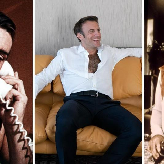 Sean Connery, Emmanuel Macron i Burt Reynolds