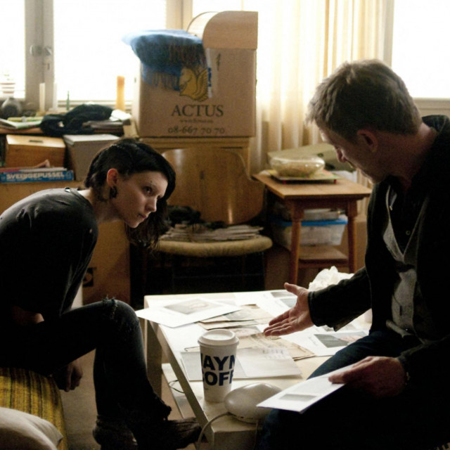 ”The girl with the dragon tattoo”