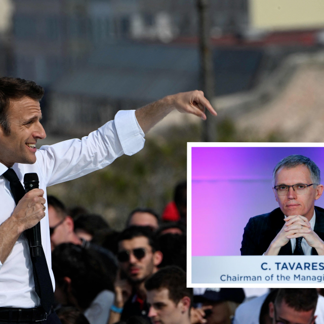 Emmanuel Macron i Carlos Tavares