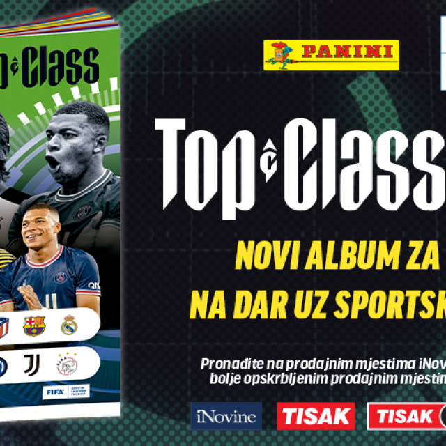 Panini album za sličice uz Sportske novosti