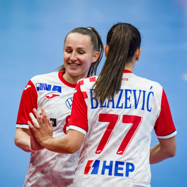 Slavlje hrvatskih rukometašica
