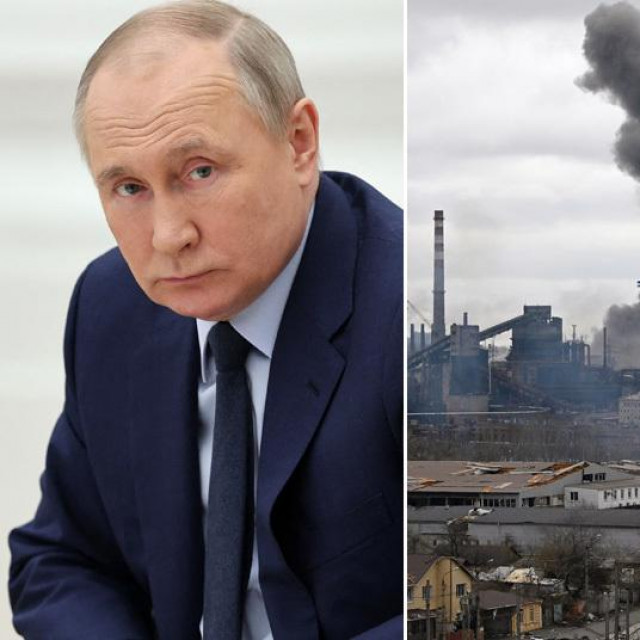 Vladimir Putin, Azovstal i proruski vojnici u Mariupolju