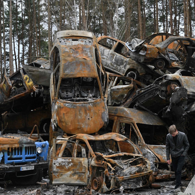 Prizor iz Irpina pored Kijeva