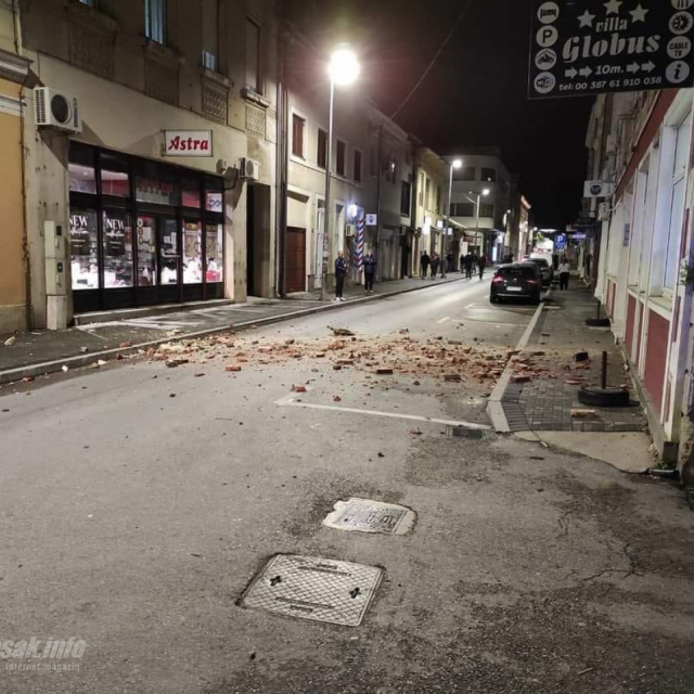Šteta od potresa u Mostaru
