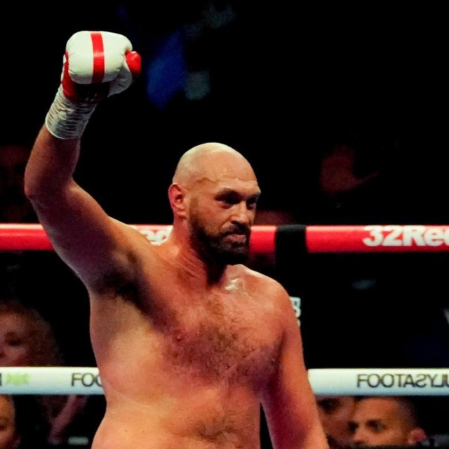 Tyson Fury Celebrates
Tyson Fury v Dillian Whyte, WBC Heavyweight Championship + Undercard, Boxing, Wembley Stadium, London, UK - 23 Apr 2022,Image: 685564929, License: Rights-managed, Restrictions:, Model Release: no, Credit line: Dave Shopland/Shutterstock Editorial/Profimedia