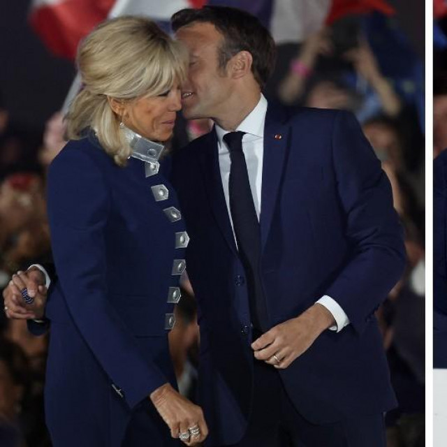 Brigitte i Emmanuel Macron, egipatska operna pjevačica