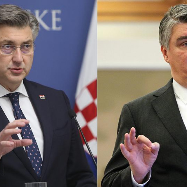 Andrej Plenković i Zoran Milanović