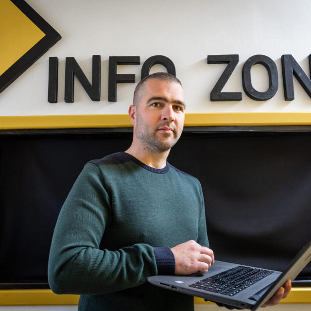 Goran Biličić, predsjednik udruge Info zona