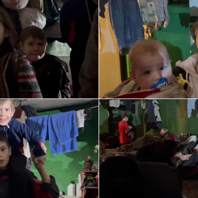 Civili u podrumu Azovstala