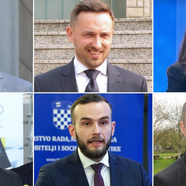 Gore, s lijeva na desno: Davor Filipović, Marin Piletić, Snježana Vasiljević; Dolje, s lijeva na desno: Tomislav Ćorić, Josip Aladrović, Boris Milošević