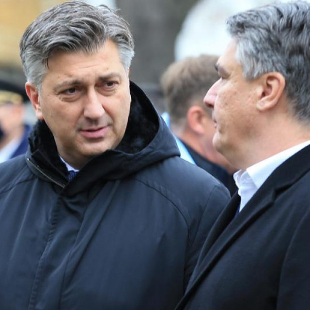 Andrej Plenković i  Zoran Milanović