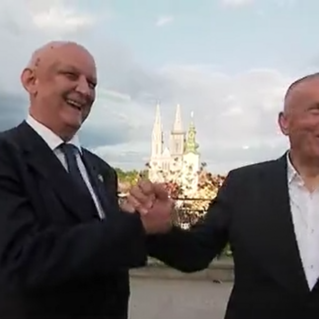 Ljubo Ćesić Rojs i Marinko Krešić