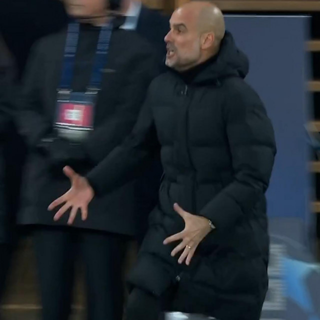 Guardiola divlja na utakmici protiv Reala