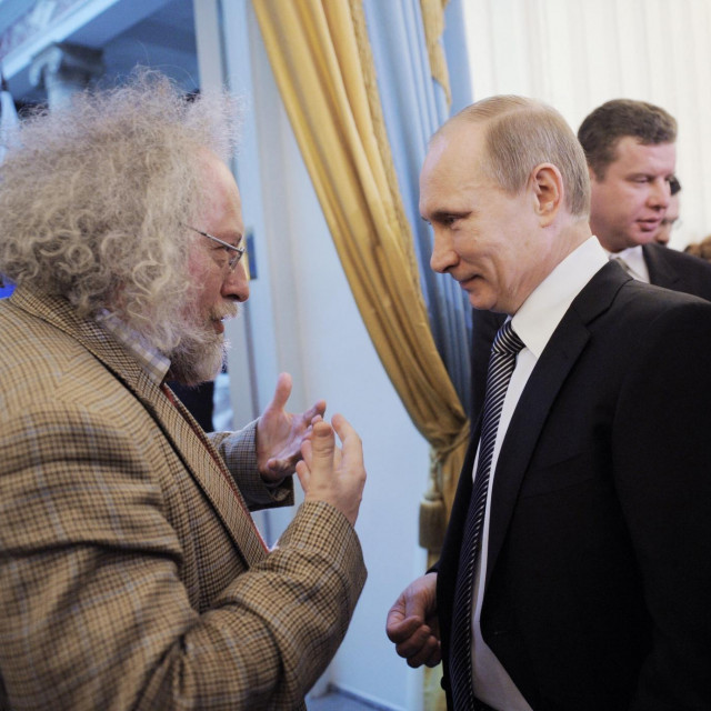 Aleksej Venediktov i Vladimir Putin