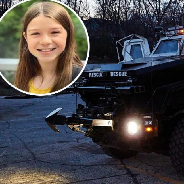 ilustrativna fotografija policije i Lily Peters (u krugu)