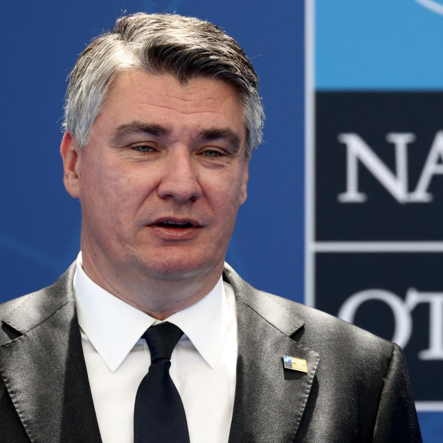Zoran Milanović na summitu NATO-a održanom 2021. godine