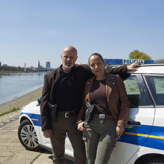Darko Milas i Sandra Lončarić kao inspektori u seriji 'Šutnja'