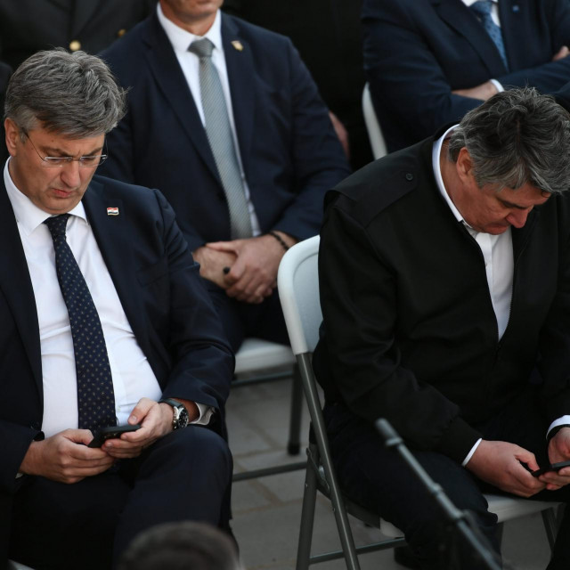 Andrej Plenković i Zoran Milanović