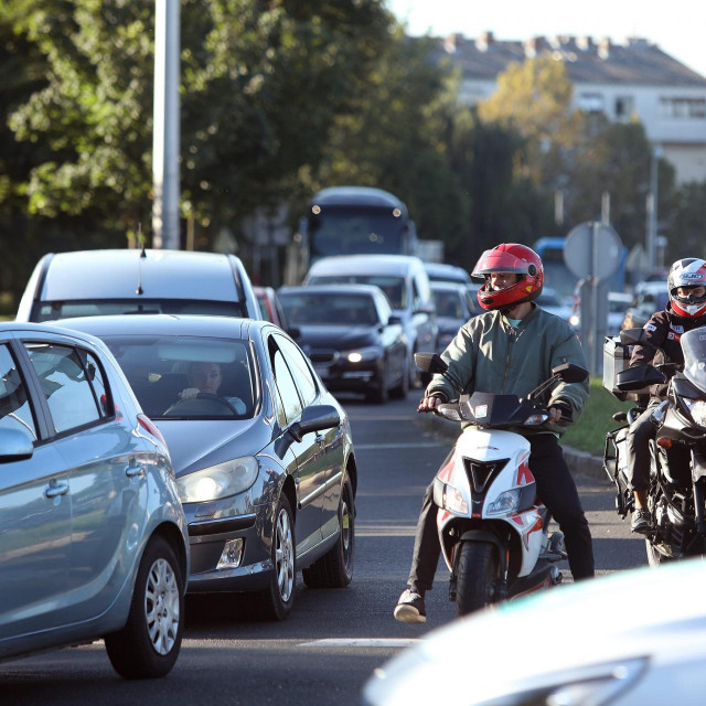 Prometna gužva, ilustracija