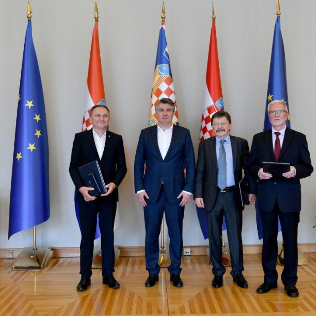 Mladen Novosel, Zoran Milanović, Vilim Ribić i Krešimir Sever