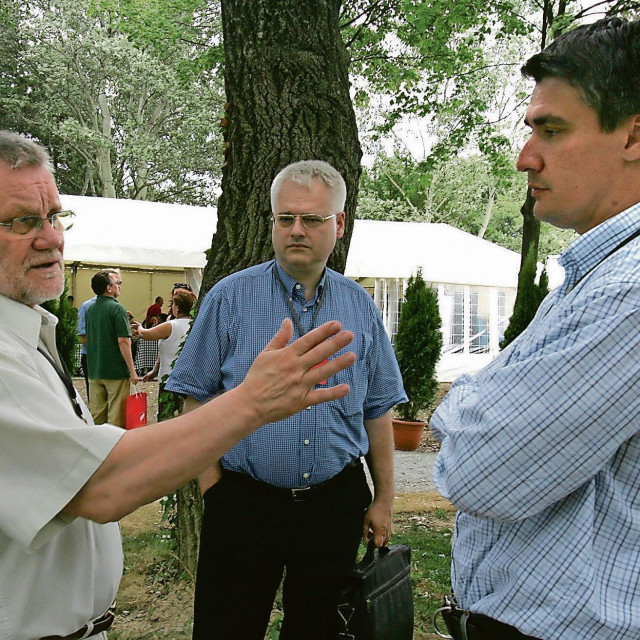 Ivica Račan, Ivo Josipović i Zoran Milanović