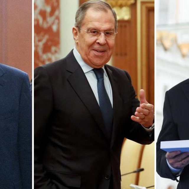Nikolaj Patrušev, Sergej Lavrov, Dmitrij Medvedev
