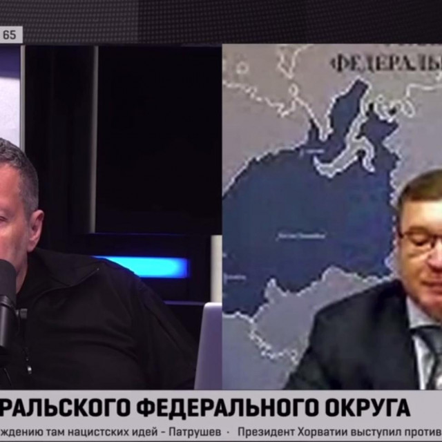 Vladimir Solovjov na ruskoj državnoj televiziji