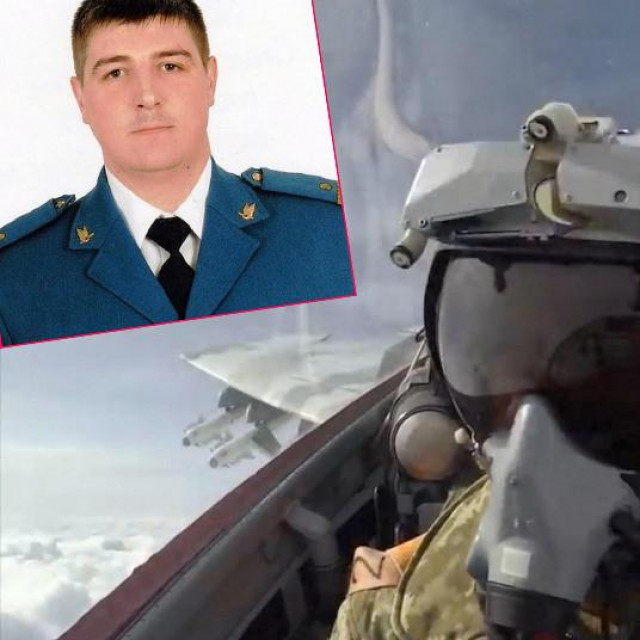 Stepan Tarabalka (u pravokutniku); Ilustracija: pilot borbenog aviona Zračnih snaga Ukrajine (glavna fotografija)