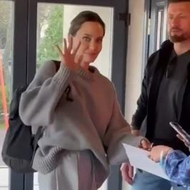 Angelina Jolie u ukrajinskom gradu Lavovu