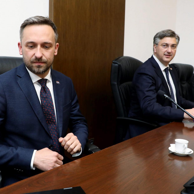 Marin Piletić i Andrej Plenković
 