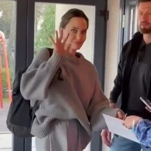 Angelina Jolie u ukrajinskom gradu Lavovu