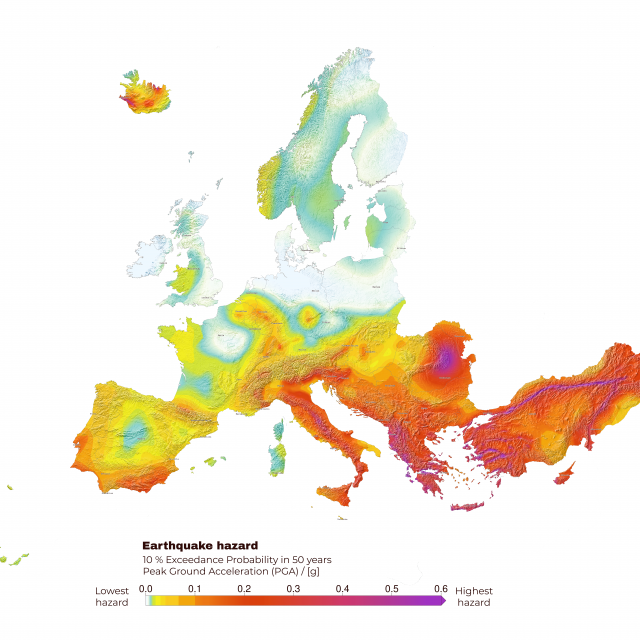 Prema Europskom modelu rizika od potresa 2020 (ESRM20), zgrade sagrađene prije 1980-ih, urbana područja i zone visoke potresne opasnosti glavni su faktori rizika od potresa