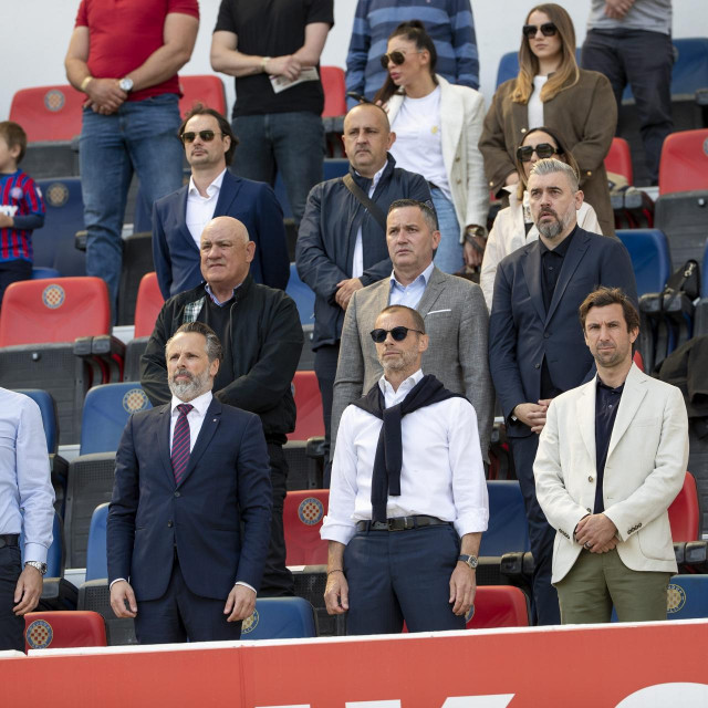 Aleksander Čeferin na tribinama Poljuda