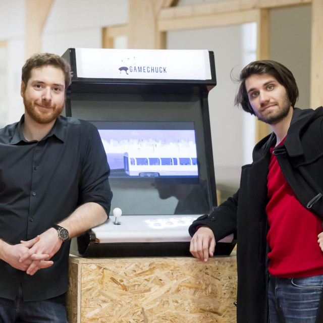 Igor Kolar i Aleksandar Gavrilović iz tvrtke Gamechuck