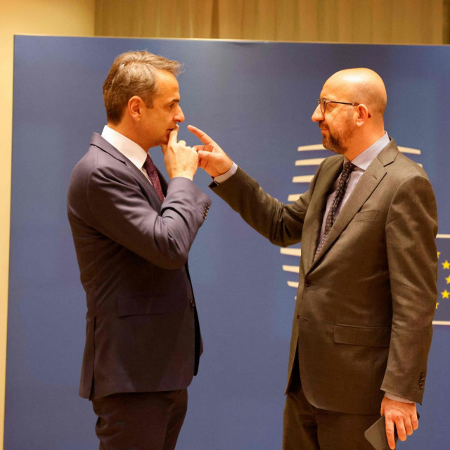 Kiriakos Micotakis i Charles Michel
