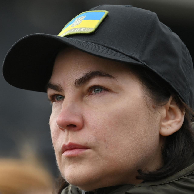 Irina Venediktova snimljena prošlog mjeseca u Buči