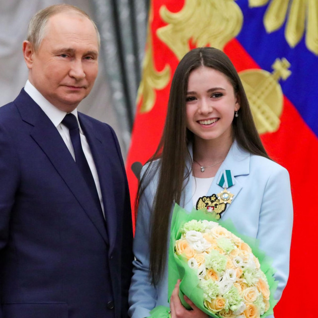 Kamila Valieva na primanju kod Putina