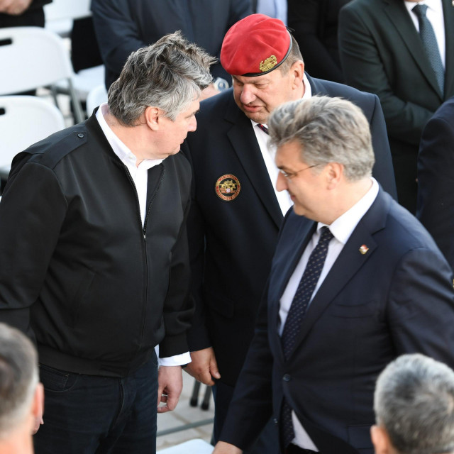 Andrej Plenković i Zoran Milanović