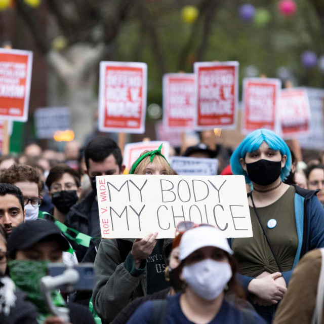 Prosvjedi protiv zabrane pobačaja u Washingtonu 