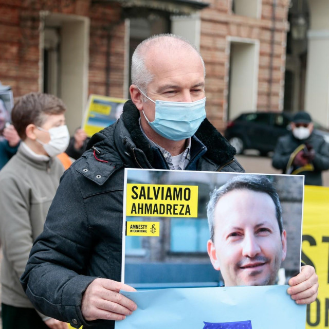 Prosvjed za spas Djalalija u Torinu