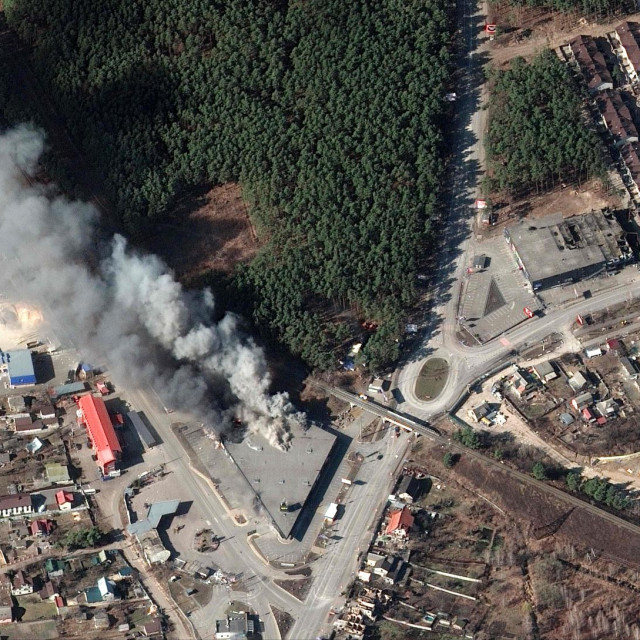 Satelitske snimke ruskih položaja