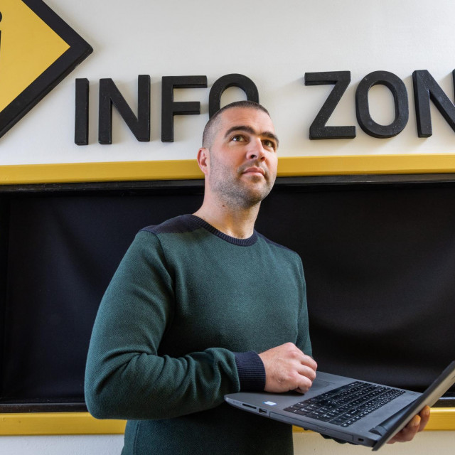 Goran Biličić, predsjednik udruge Info zona