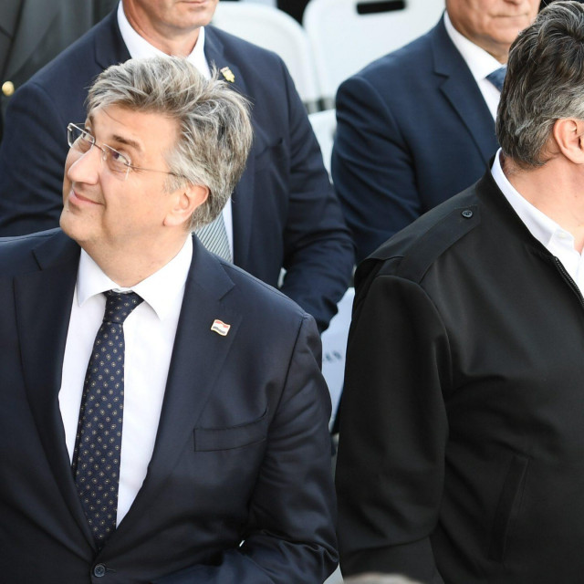 Andrej Plenković i Zoran Milanović