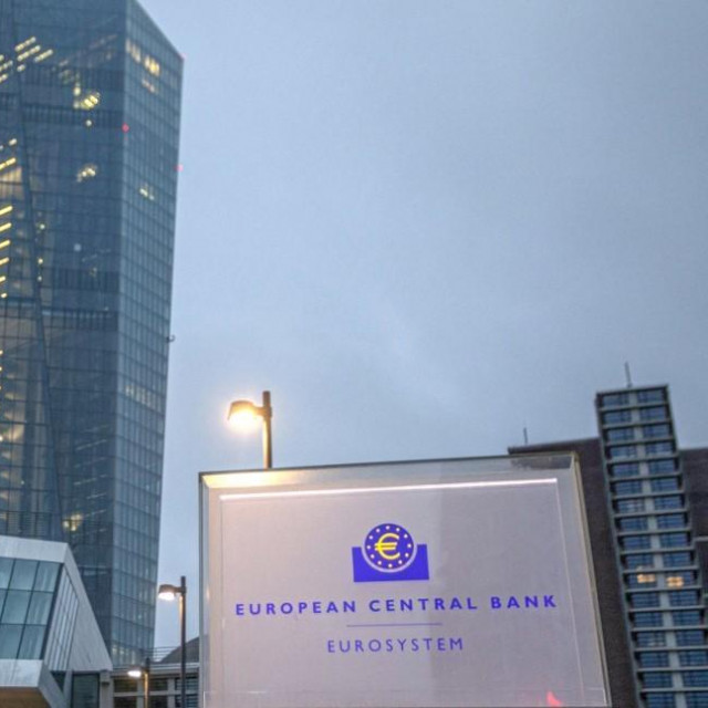 zgrada Europske središnje banke u Frankfurtu