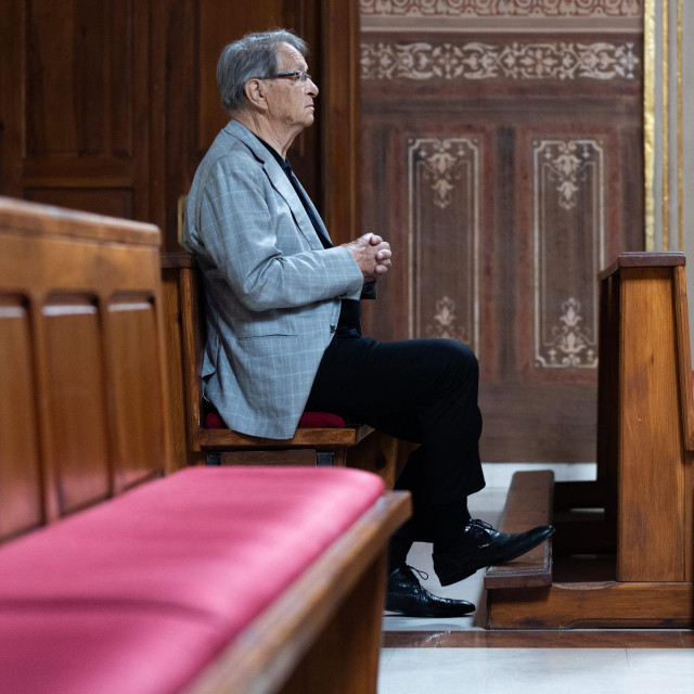 Miroslav Ćiro Blaževic u Crkvi sv. Alojzija Gonzage