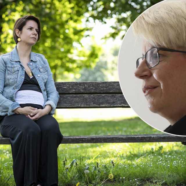 Mirela Čavajda i Sanja Barić (u krugu)