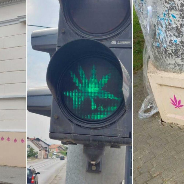 simboli marihuane u Požegi