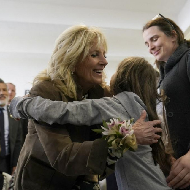 Jill Biden s ukrajinskim izbjeglicama u Slovačkoj