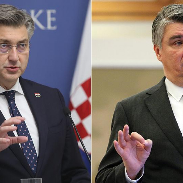 Andrej Plenković i Zoran Milanović